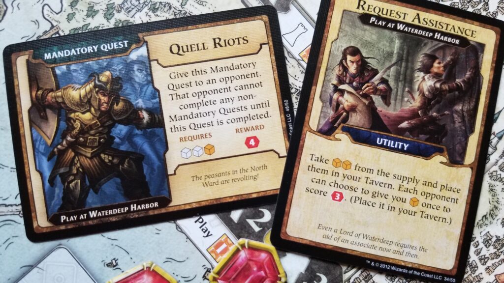 Intrigue cards add a little more strategic depth