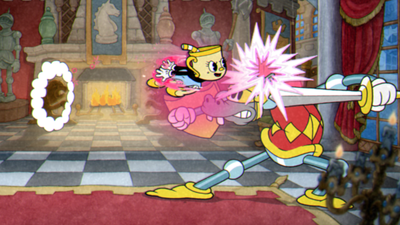 Cuphead: The Delicious Last Course gameplay trailer shows Ms. Chalice  fighting a chilly boss