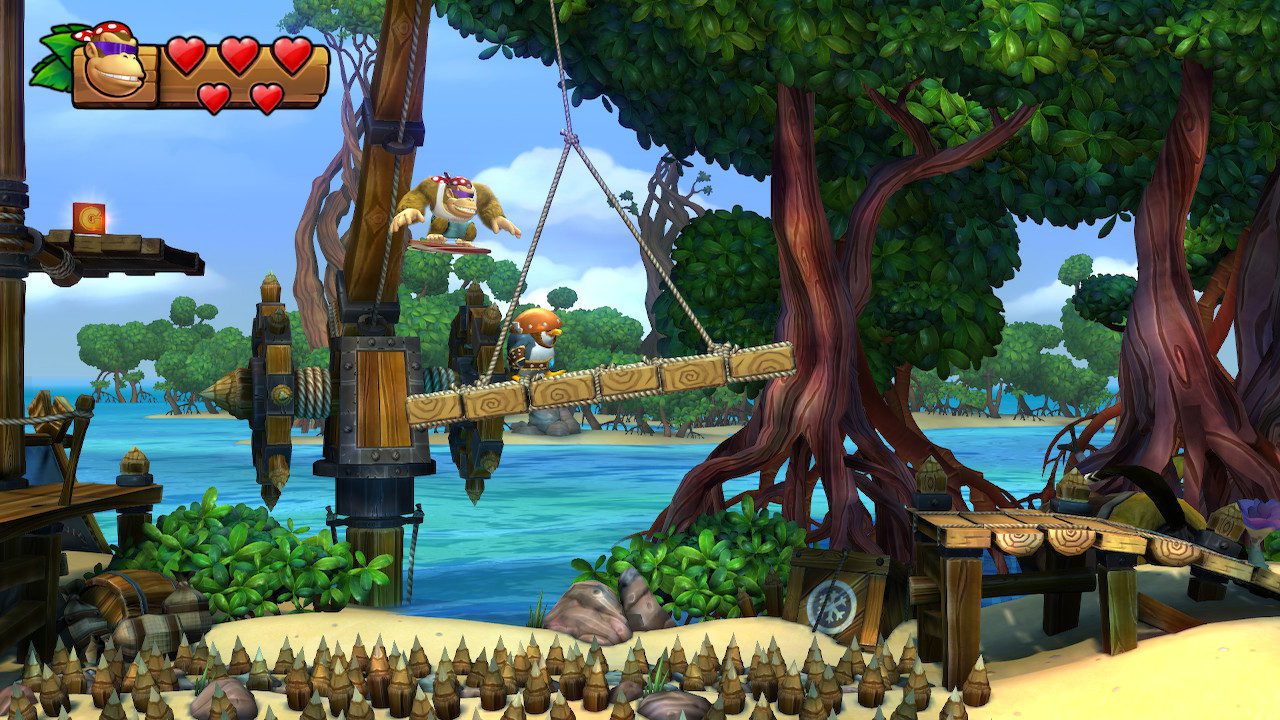 DK has a slightly updated model in the Switch version of Donkey Kong  Country: Tropical Freeze